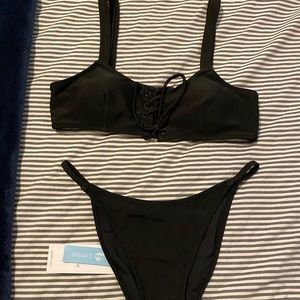 Cupshe black bikini